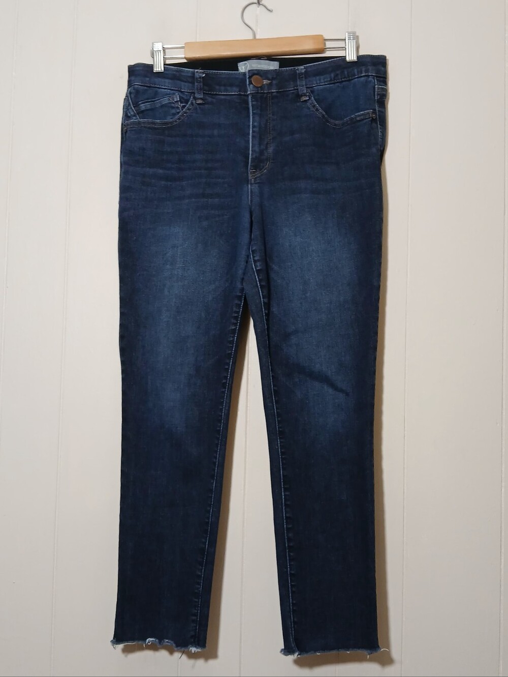 Wit & Wisdom 'Ab'Solution Jeans Ankle Skimmer Dark Wash Stretch Denim L104KEFF
